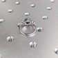 Vintage Art Deco White Gold Moissanite Wedding Ring  customdiamjewel   
