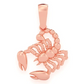 Mini Solid Scorpion Pendant  customdiamjewel   