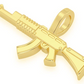 Solid AK47 Gun Pendant  customdiamjewel   