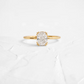 Cushion Cut Solitaire Moissanite Wedding Ring  customdiamjewel   