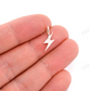 Mini Lightning Bolt Emoji Gold Pendant  customdiamjewel   