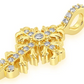 0.10CTW Filigree Cross Pendant  customdiamjewel   