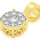 0.25CTW Mosaic Pendant  customdiamjewel   