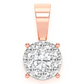 0.25CTW Mosaic Pendant  customdiamjewel   
