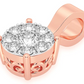 0.25CTW Mosaic Pendant  customdiamjewel   