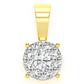 0.25CTW Mosaic Pendant  customdiamjewel   