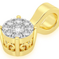 0.15CTW Mosaic Pendant  customdiamjewel   