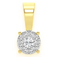 0.15CTW Mosaic Pendant  customdiamjewel   