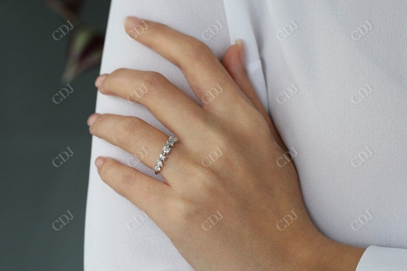 0.77CTW Multi Shape Lab Grown Diamond Wedding Band  customdiamjewel   