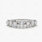 0.77CTW Multi Shape Lab Grown Diamond Wedding Band  customdiamjewel 10KT White Gold VVS-EF