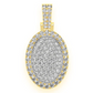 2.60CTW Oval Pillow Pipe Pendant  customdiamjewel   