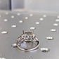 Celtic Cathedral Gold Ring Princess Cut Moissanite Engagement Ring  customdiamjewel   