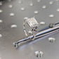 Celtic Cathedral Gold Ring Princess Cut Moissanite Engagement Ring  customdiamjewel   
