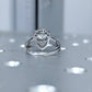 Pear Cut Bezel Moissanite Engagement Ring  customdiamjewel   