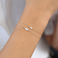 Pave Natural Diamond 14K Solid Gold Dainty Bracelet  customdiamjewel   