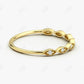 0.07CTW Lab Grown Diamond Milgrain Wedding Band  customdiamjewel   