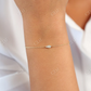 Pave Natural Diamond 14K Solid Gold Dainty Bracelet  customdiamjewel   