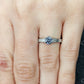 Antique 0.5 CT Round Grey Moissanite Miligrain Engagement Ring  customdiamjewel   
