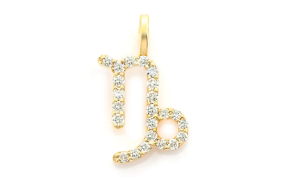 0.10CTW Capricorn Zodiac Pendant  customdiamjewel   