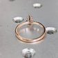 Dainty & Simple Pear Cut Moissanite Engagement Ring  customdiamjewel   