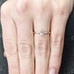 Dainty & Simple Pear Cut Moissanite Engagement Ring  customdiamjewel   