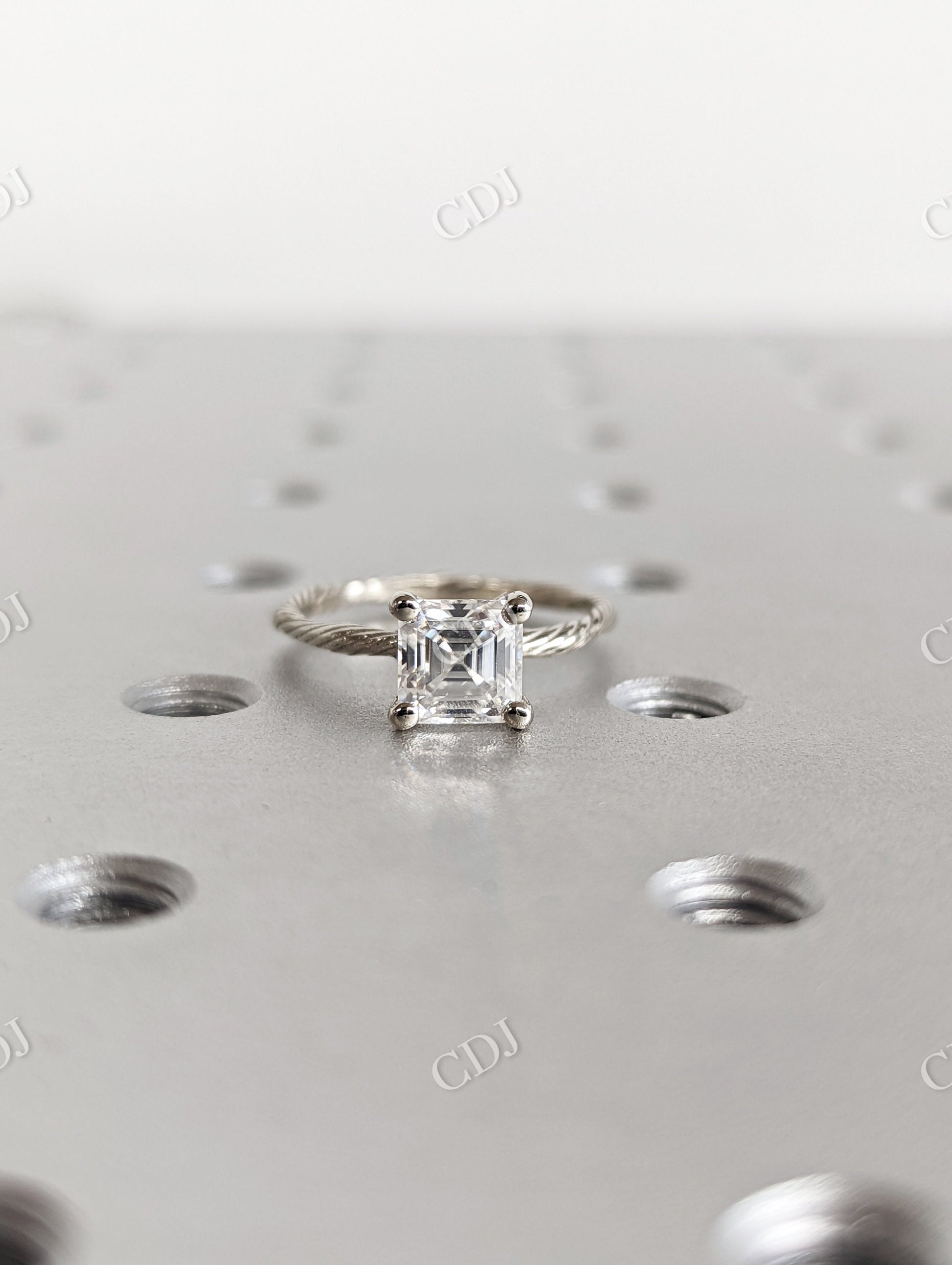Twig Princess Cut Nature Inspired Moissanite Engagement Ring  customdiamjewel   