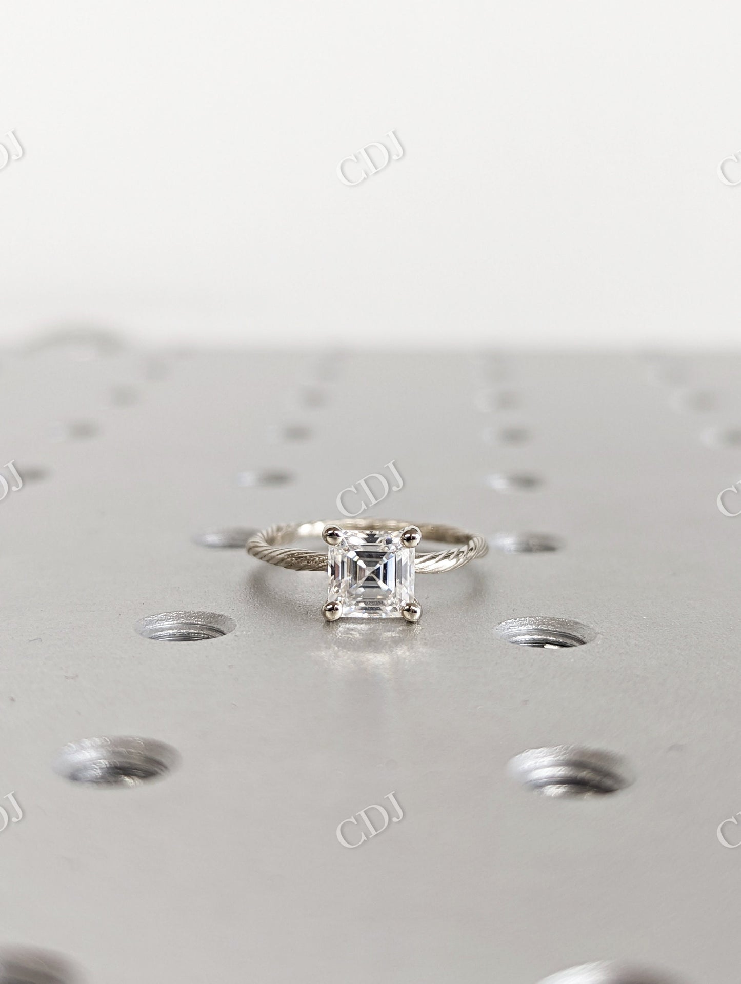 Twig Princess Cut Nature Inspired Moissanite Engagement Ring  customdiamjewel   