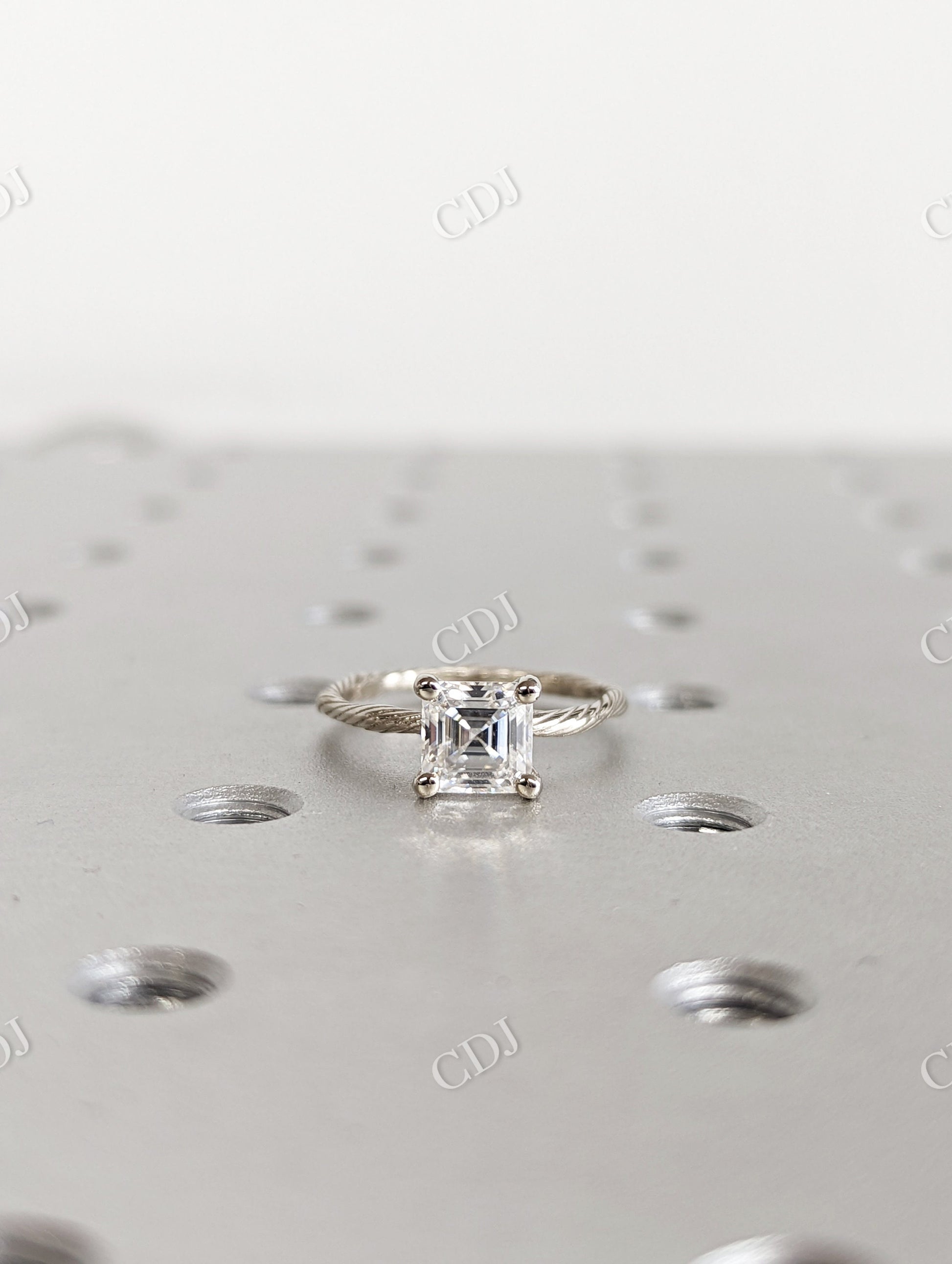 Twig Princess Cut Nature Inspired Moissanite Engagement Ring  customdiamjewel   