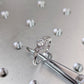 Vintage Moissanite Engagement Ring 14k White Gold Wedding Ring  customdiamjewel   