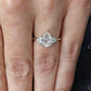 Pear Cut Moissanite Engagement Ring For Women  customdiamjewel   