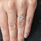 Pear Cut Moissanite Engagement Ring For Women  customdiamjewel   