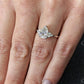 Pear Cut Moissanite Engagement Ring For Women  customdiamjewel   