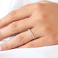 0.32CTW Natural Diamond Solid Gold Half Eternity Minimalist Band  customdiamjewel   