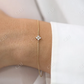 14K Gold Floral Natural Diamond Simple Bracelet For Women  customdiamjewel   