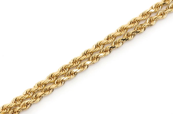 Rope 14k Gold Bracelet For Men hip hop jewelry customdiamjewel