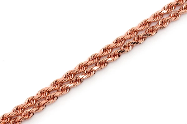 Rope 14k Gold Bracelet For Men hip hop jewelry customdiamjewel