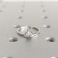 Modern Triangle Cut Moissanite Engagement Ring  customdiamjewel   