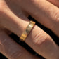 Mountain Climbers Solid Gold Wedding Band Set