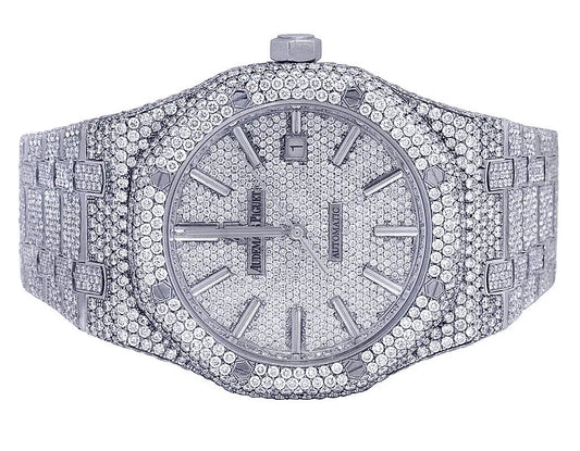 Hip Hop Men's AP Lab Diamond Bust Down Watch customdiamjewel