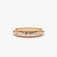 0.22CTW Marquise and Round Lab Grown Diamonds Wedding Band  customdiamjewel 10KT Rose Gold VVS-EF