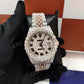 Iced out diamond Moisanite Wrist Rolex watch customdiamjewel