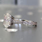 Filigree Oval Cut Moissanite Solitaire Wedding Ring  customdiamjewel   