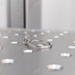 Hidden Halo Pear Cut Moissanite Wedding Ring  customdiamjewel   