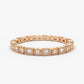0.50CTW Unique Bezel Set Micro Pave Style Natural Diamond Band  customdiamjewel 10KT Rose Gold VVS-EF