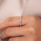 0.50CTW Unique Bezel Set Micro Pave Style Natural Diamond Band  customdiamjewel   