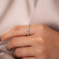 0.50CTW Unique Bezel Set Micro Pave Style Natural Diamond Band  customdiamjewel   