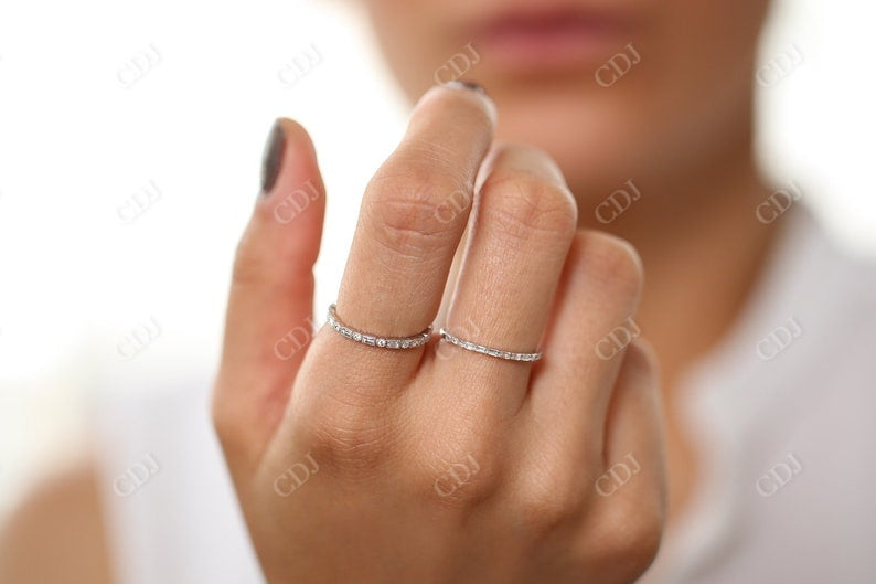 0.50CTW Unique Bezel Set Micro Pave Style Natural Diamond Band  customdiamjewel   
