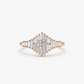 0.82CTW Art Deco Baguette Lab Grown Diamond Wedding Ring  customdiamjewel 10KT Rose Gold VVS-EF