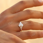 0.82CTW Art Deco Baguette Lab Grown Diamond Wedding Ring  customdiamjewel   