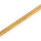Gold Plated Franco 14K Chain Necklace  customdiamjewel   